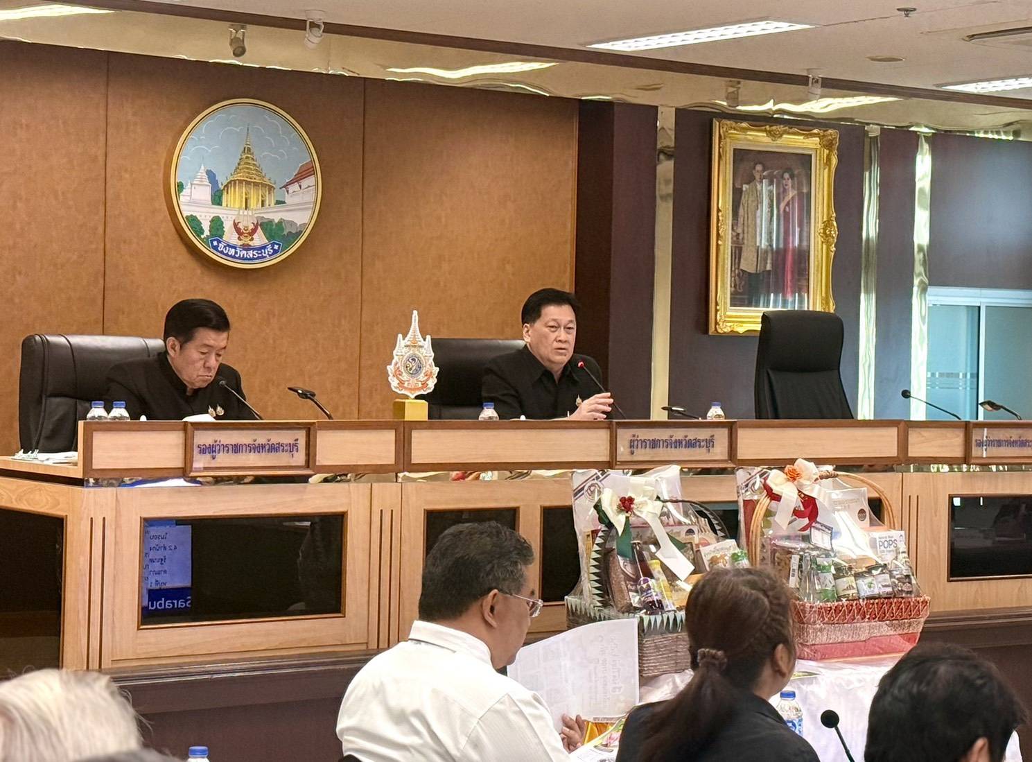 พช.สระบุรี ร่วมประชุมคณะกรมการจังหวัด หัวหน้าส่วนราชการ และหัวหน้าหน่วยงานรัฐวิสาหกิจ จังหวัดสระบุรี  ครั้งที่ 10/2568