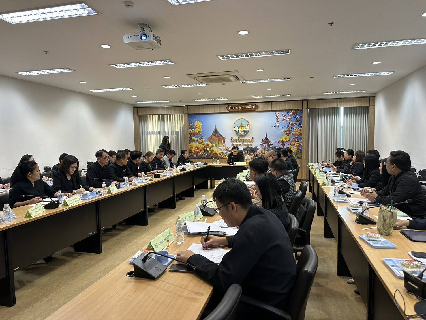 พช.สระบุรี ร่วมประชุมหัวหน้าส่วนราชการประจำจังหวัดสังกัดกระทรวงมหาดไทยและนายอำเภอ ครั้งที่ 12/2568