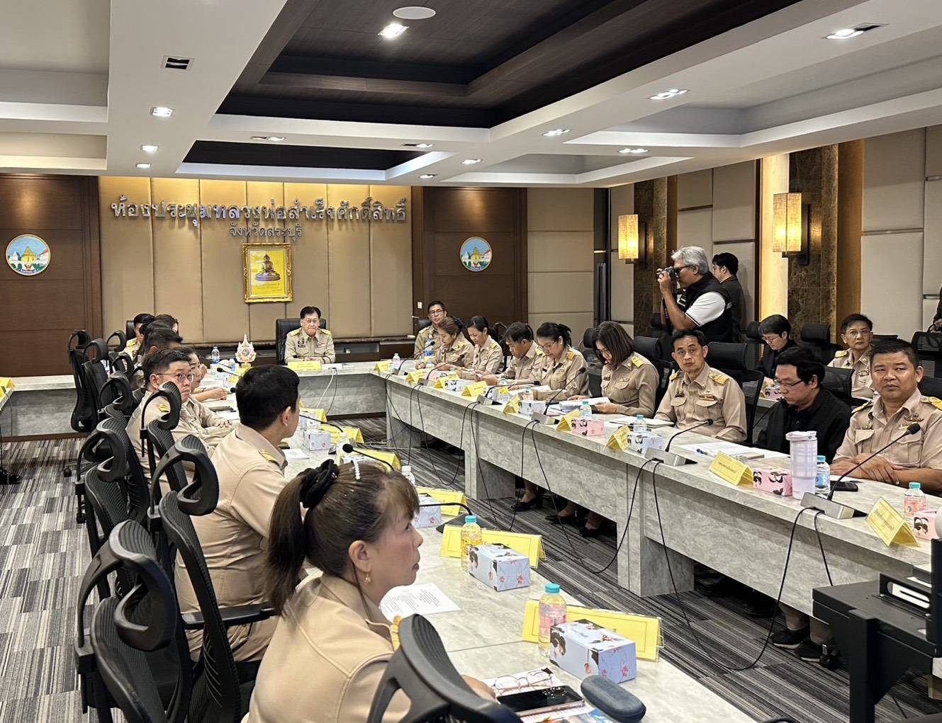 พช.สระบุรี ร่วมงาน “การนำคู่มือการบริหารจัดการโครงการอันเนื่องมาจากพระราชดำริเชิงพื้นที่ด้วยกระบวนการแผนพัฒนาพื้นที่แบบบูรณาการไปสู่การปฏิบัติพื้นที่ภาคกลาง” ผ่านระบบวีดีทัศน์ทางไกล (VCS)