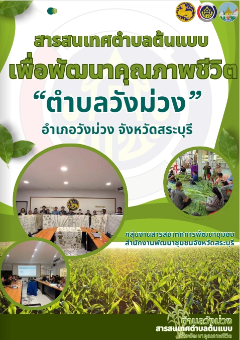 E-book สารสนเทศตำบลต้นแบบเพื่อพัฒนาคุณภาพชีวต ตำบลวังม่วง 